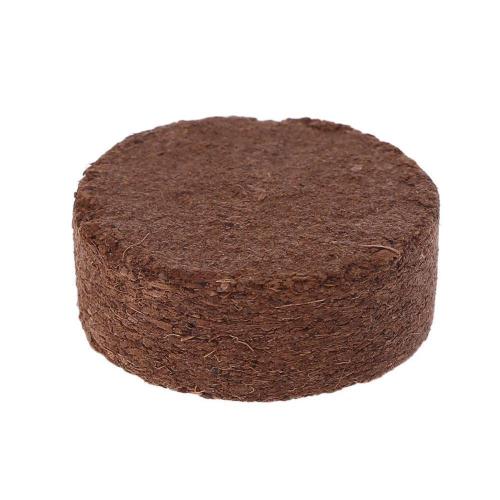 Compressed Coir Pith Pellet Coco Peat Fiber Disc Hydroponic Soil Plant Plugs Grass Refill Kit Succulent Potting Medium Fibredust