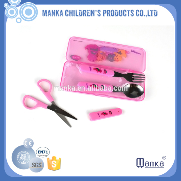 High Quality Stainless Steel Salad Noodles scissors with Spoon And Fork Set