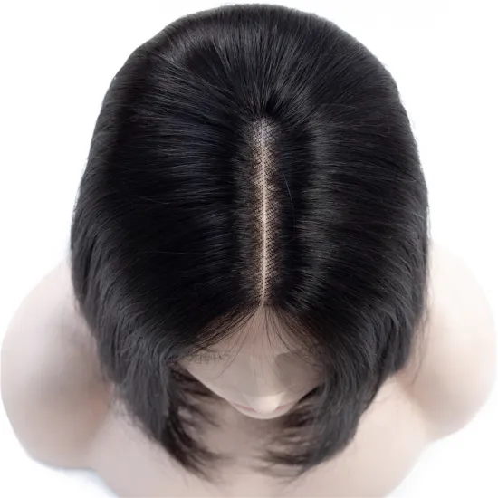 13X4X1 Lace Short Bob T Part Human Hair Closure Wig For Black Women Bleached Knots Pre Pluck U-Part 2X6 Bob Lace Front Wig