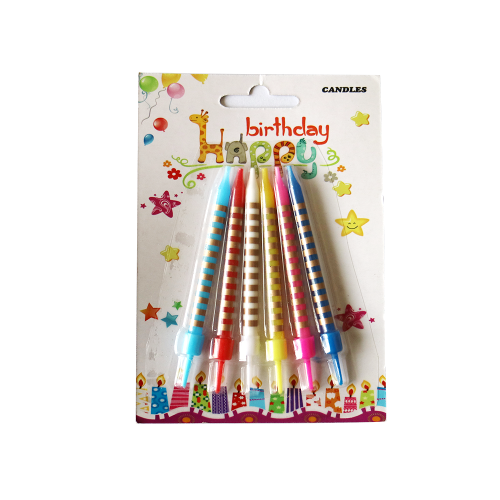 Custom Paraffin Wax pillar Spiral candles