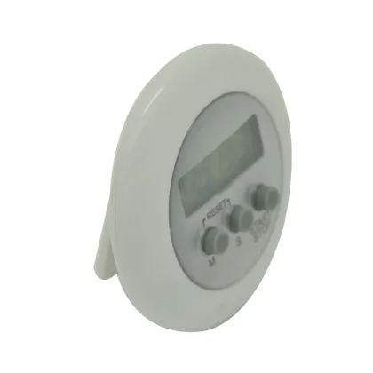 Colorful round magnetic three press digital timer