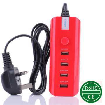 Hot Type power extension cord power strip with usb port