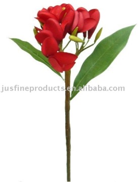 Artificial Silk Flower of 17"H Frangipani