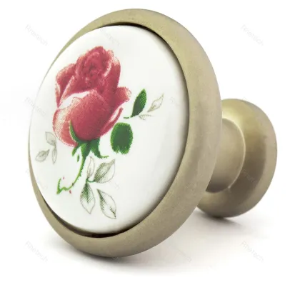ceramic door knobs drawer pulls furniture cabinet handle