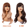 Body Wave Natural Curly Long Synthetic Hair Wig