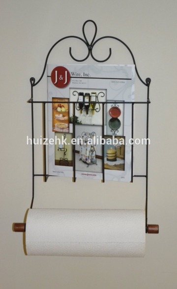 Metal wire Cookbooks holder/Magazines and Paper Towels holder/Toilet Paper holder