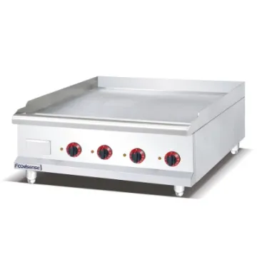 Stainless Steel All Flat Table-Top Electric Griddle for Commercial Kitchen