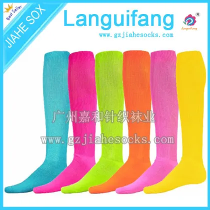 Fashional rainbow color knee high socks girl