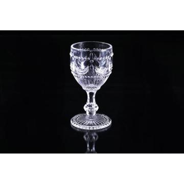 Handpressed Series Of Water Drinking Glass Connected Heart Glass