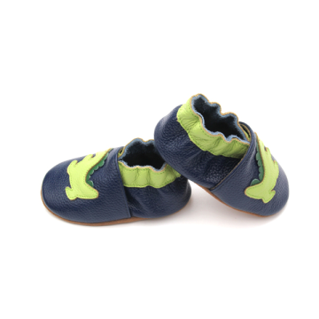 Lindo dinossauro bebê sapatos de couro macio