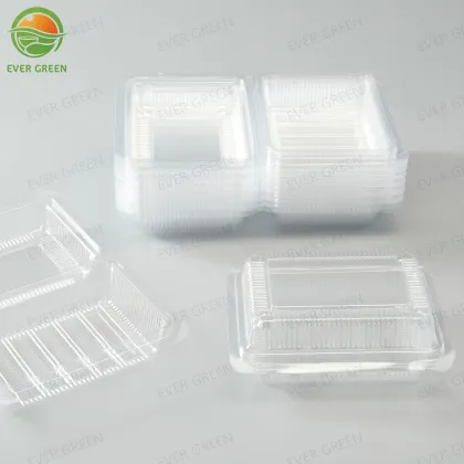 Disposable Plastic Takeaway Pastry Snack Packaging Box