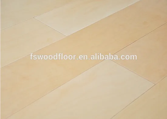 smooth light shade maple hardwood timber floor