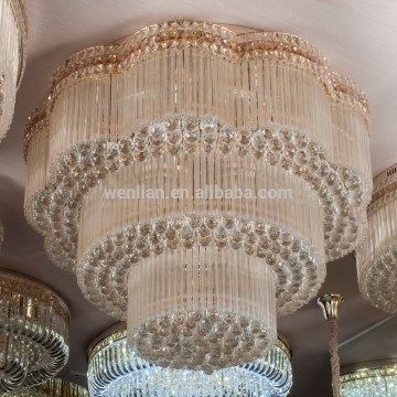 beautiful big size design ceiling light for hotel decorating