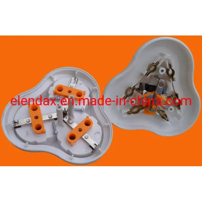 Adaptor Daya Listrik 2 Arah EU Hitam (P8812)