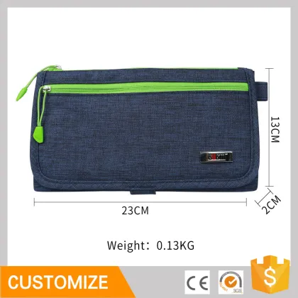 Colorful BUBM usb cable electronics travel organizer case bag