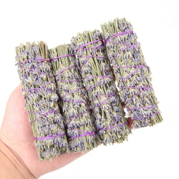 California Sage & Lavender Dried Floral Bundle - 4 Inch Blue Sage Sticks for Harmony and Home Cleansing