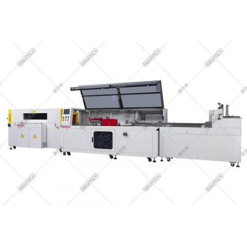 All-Servo Continuous Motion Side Sealer dengan Infeed/Outfeed