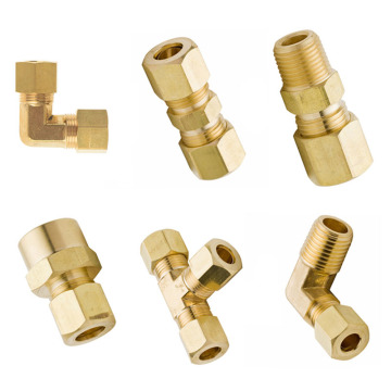 D.O.T Approved Brass Compression Fittings for Propane Systems