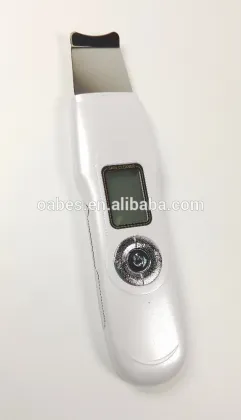 skin care beauty products Ultrasonic + +ION+EMS skin scrubber machine