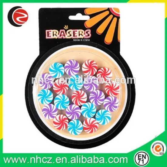 Lovely Candy Eraser Set