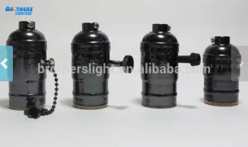 Aluminium Lamp Socket - E27 - DIY vintage style edison light socket - industrial lighting - lighting - edison lamp - vintage