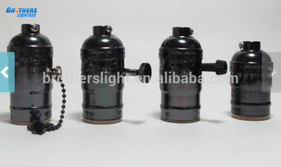 Aluminium Lamp Socket - E27 - DIY vintage style edison light socket - industrial lighting - lighting - edison lamp - vintage