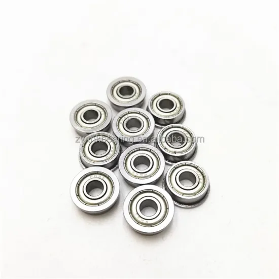 3x7x3mm F683ZZ Flanged Miniature Deep Groove Ball Bearing