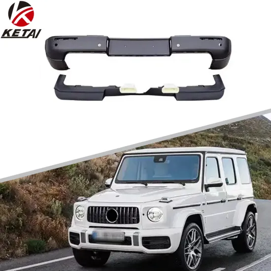 High Quality 2019 G63 Style Car Body Parts Rear Bumper Diffuser for BENZ W463 2019-2022