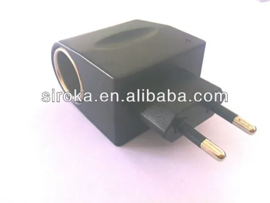 110V-240V AC to 12V DC Power Adapter Converter With Cigarette Lighter for EU Market