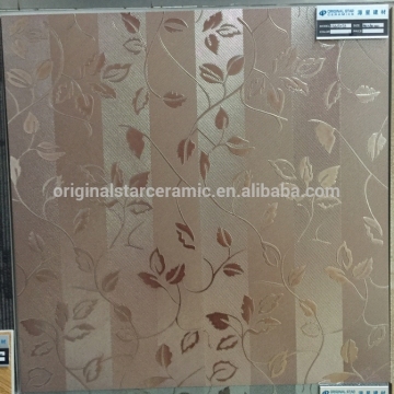 Rustic Metal Silver Glazed Porcelain Metallic Floor Tile