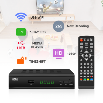 Full HD 1080P Italian TV Box: DVB-T2 Decoder with CCCAM Support, Europe Compatibility, and Wireless WiFi Functionality