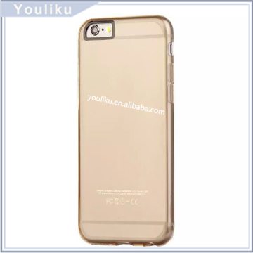 Transparent mobile phone case for iphone 6 with TPU material hard back cover for nokia lumia 550