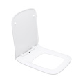 Белое сиденье туалета, квадратная форма Duroplast Counet Seat
