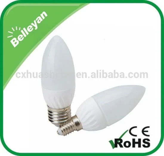 led candle lamp 4W E14/E27 screw socket energy saving led lights lamp