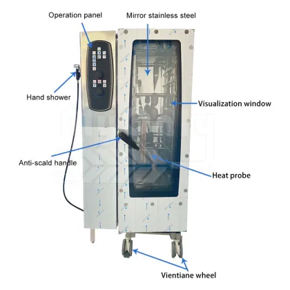 Professional Commercial Electric Steam Combi Oven Price