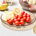 ATO plate Eco-friendly Glass Plates Kitchen Dish Plate