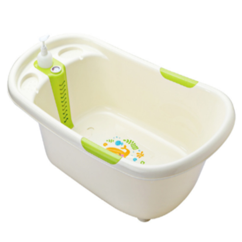 Infant Plastic Bathtub With Thermometer