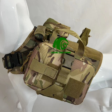 Tactical Dog ngụy trang vest vest với hệ thống molle để huấn luyện và mang theo thiết bị