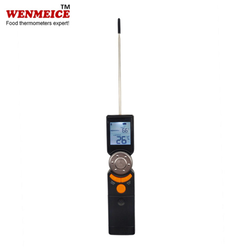 Direct afleesbare barbecue-kookthermometer met inklapbare sonde