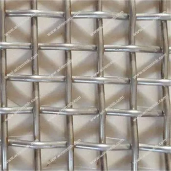 Double Crimped Screens aluminum clad steel Woven Wire