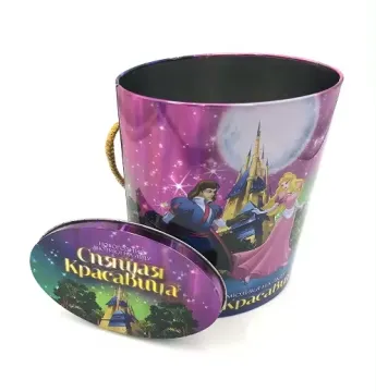 DADI Irregular Oval Gift Box with Rope Handle