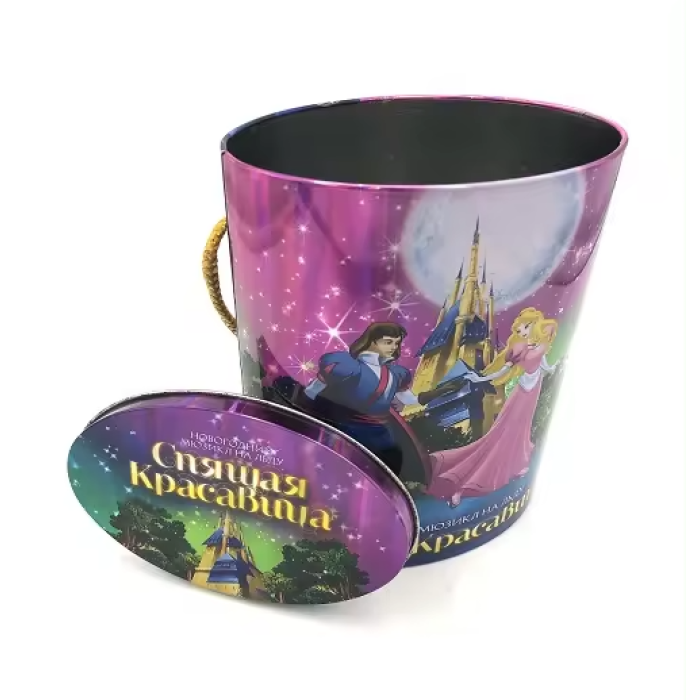 DADI Irregular Oval Gift Box with Rope Handle