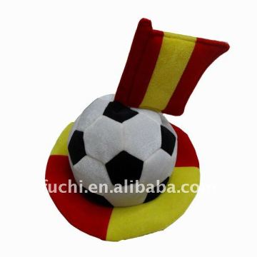 Holiday Football Cap With Spain/Espana Flag Design