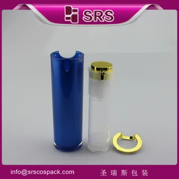 50ml luxury airless cosmetic bottle ,airless pump 50ml for skincare