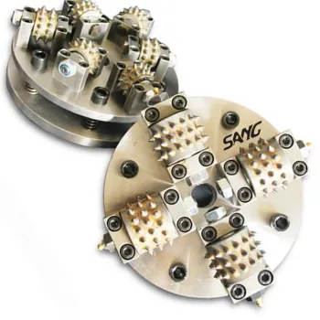 Best Selling 125/150mm Rotary Bush Hammer Tool for High-Efficiency Concrete Grinding