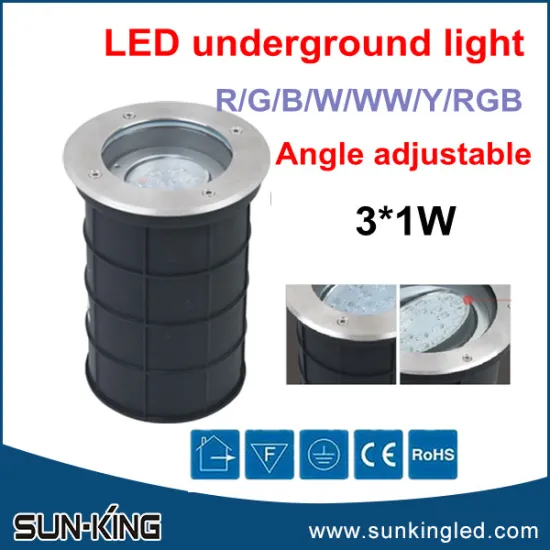 New type stair/park/garden angle adjustable 3W/6W/9W/18W underground led buried light