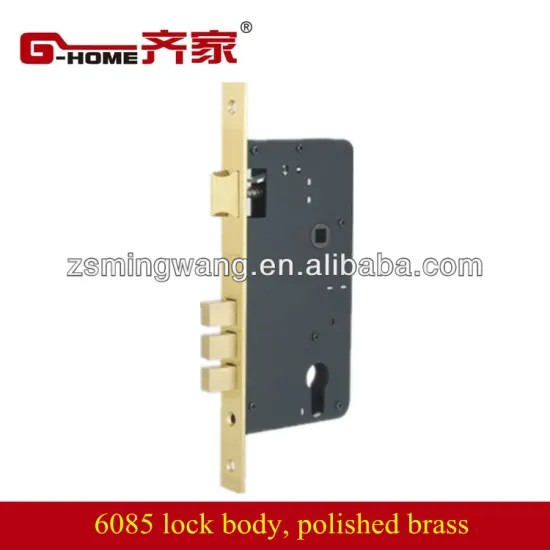 golden mortise lock 6085 lock body with brass latch and bolt