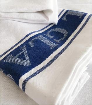 ผ้าฝ้าย 100% ผ้า Jacquard และผ้าเช็ดปาก