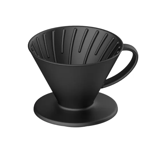 DHPO High Quality Ceramic Coffee Filter with White Coffee Dripper