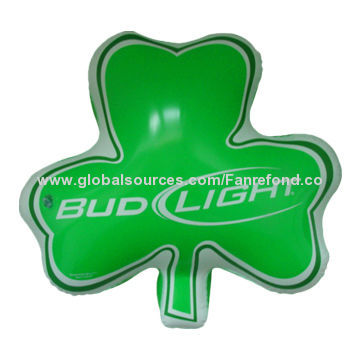 PVC Inflatable Shamrock for Advertising, Customized Designs, Colors, Sizes, Logos Welcomed